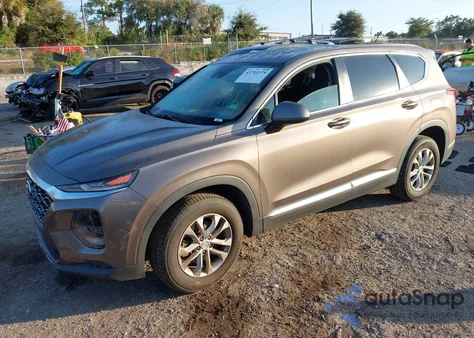 2019 Hyundai Santa Fe Se from USA, damaged, VIN 5NMS2CADXKH090282